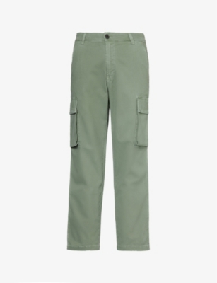 Shop Citizens Of Humanity Men's Nova Dillon Patch-pocket Straight-leg Mid-rise Stretch-cotton Trousers