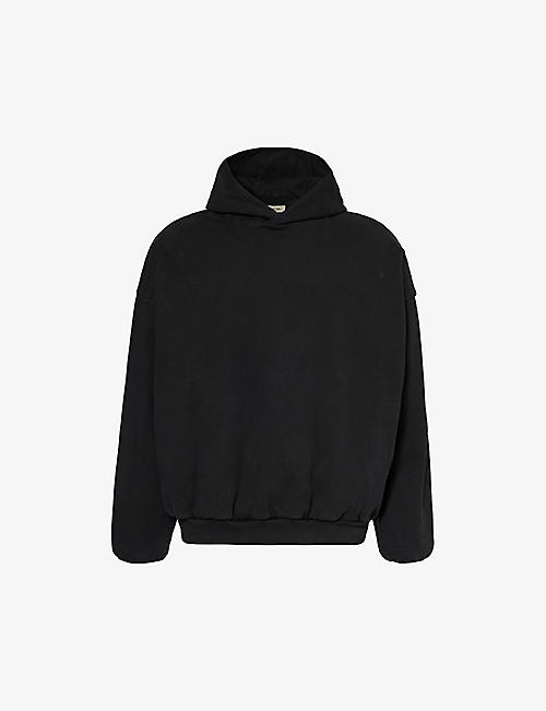 FEAR OF GOD: Brand-patch relaxed-fit cotton-jersey hoody