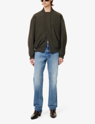 Shop Fear Of God 8th Collection Regular-fit Straight-leg Jeans In Medium Indigo