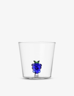 Fruits & Flowers grape glass tumbler 8cm