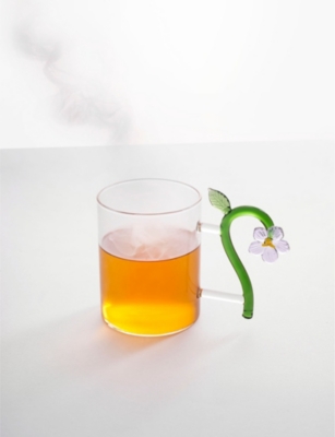 Botanica Alessandra Baldereschi glass mug 10cm