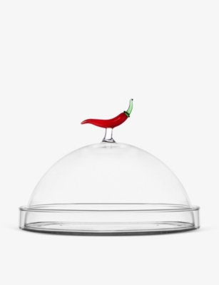 ICHENDORF: Vegetables Chili Pepper borosilicate-glass dome dish