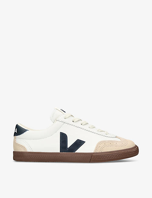 VEJA: Women's Volley logo-embroidered canvas low-top trainers