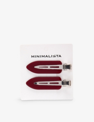 Minimalista The No Crease Clip Acetate Hair Clip Pack Of Two