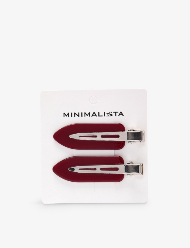 The No Crease Clip acetate hair clip pack of two