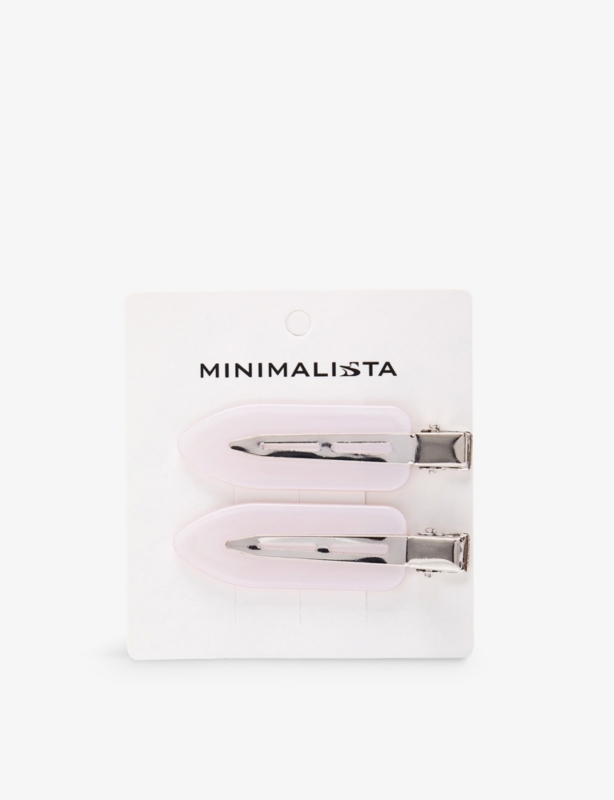 The No Crease Clip acetate hair clip pack of two