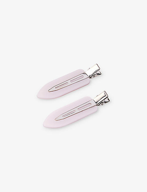 MINIMALISTA: The No Crease Clip acetate hair clip pack of two