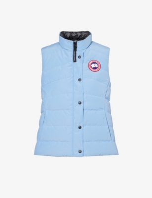 Shop Canada Goose Freestyle Brand-patch Shell-down Gilet In Daydream