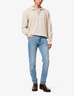 FRAME: L'homme Athletic slim-fit stretch-denim jeans