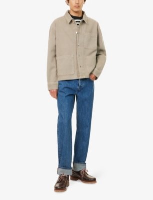 Frame Mens Bonair The Straight Regular-fit Stretch-denim Jeans