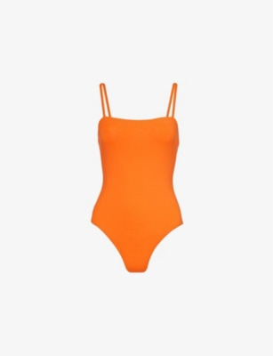 ERES: Aquarelle square-neck swimsuit