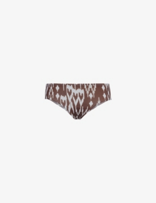 ERES: Dry abstract-print bikini bottoms