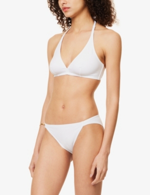 Shop Eres Women's Blanc Gang Plunge-neck Bikini Top