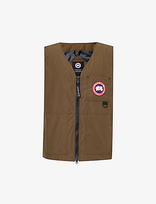 CANADA GOOSE: Canmore logo-patch regular-fit woven vest