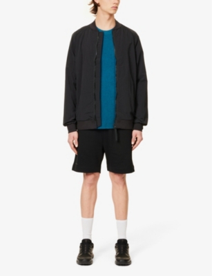 CANADA GOOSE: Huron drawstring-waist cotton-jersey shorts