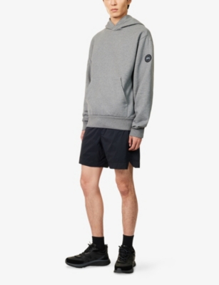 Canada Goose Mens Black Killarney Straight-leg Relaxed-fit Shell Shorts In Black