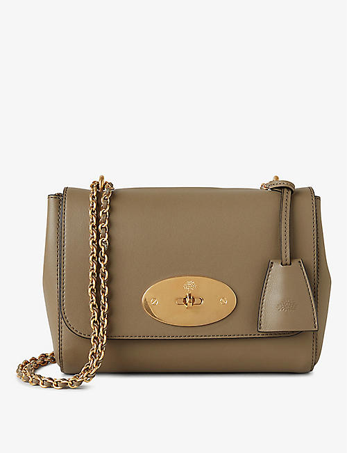 MULBERRY: Lily grained-leather shoulder bag