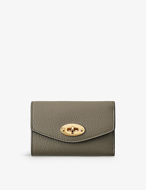 MULBERRY: Darley grained-leather wallet