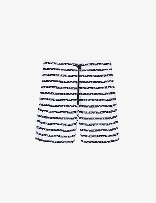 VILEBREQUIN: Moorea striped recycled-polyamide swim shorts