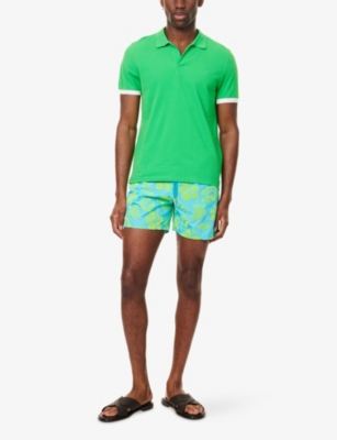 VILEBREQUIN: Palatin short-sleeved organic-cotton-piqué polo shirt