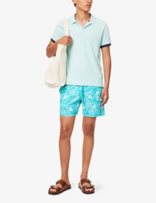 VILEBREQUIN: Palatin short-sleeved organic-cotton-piqué polo shirt