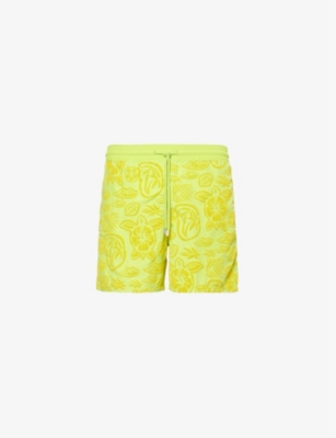 VILEBREQUIN: Moorea floral embossed-print recycled-polyamide swim shorts