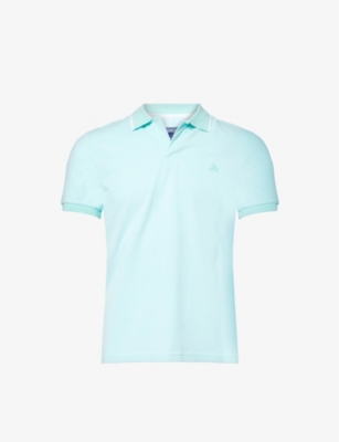 VILEBREQUIN: Palatin logo-embroidered organic cotton-piqué polo shirt
