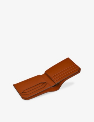 MONTBLANC: Soft 6 credit card mini leather wallet with money clip