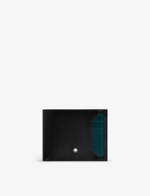 MONTBLANC: 6CC removable card holder leather wallet
