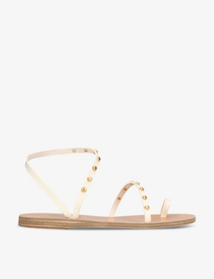 ANCIENT GREEK SANDALS: Eleftheria Bee studded leather sandals