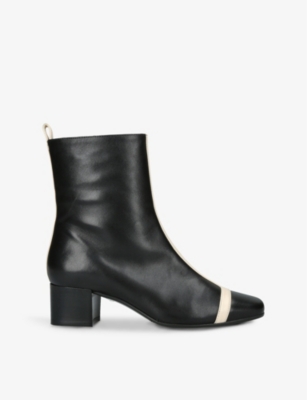 CAREL: Audrey heeled leather ankle boots