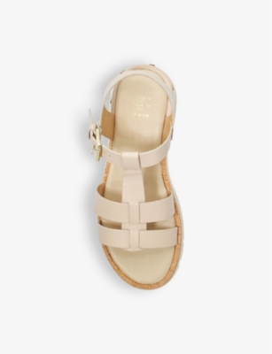 DUNE: Laplin stud-embellished leather sandals