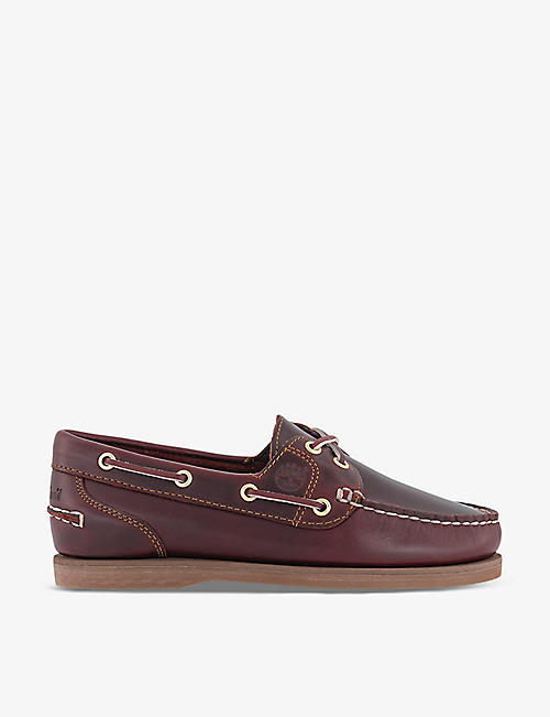 TIMBERLAND: Classic leather boat shoes