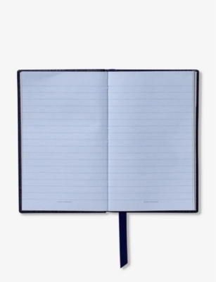 SMYTHSON: Wafer Panama cross-grain leather notebook 10.5cm x 7cm