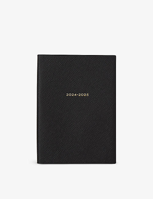 SMYTHSON: 2024-2025 Panama Soho Weekly mid-year leather diary 196cm x 14cm