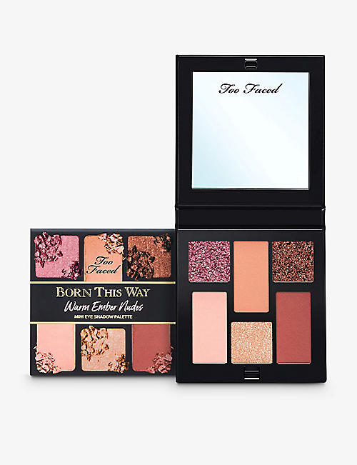 TOO FACED: Born This Way Warm Ember Nudes mini eyeshadow palette 5.7g