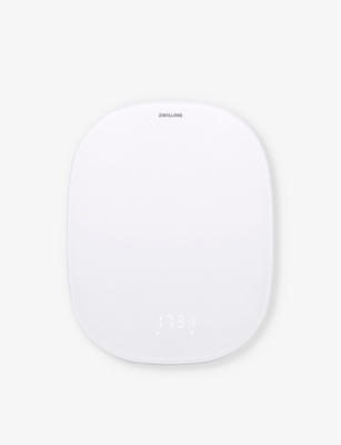 Zwilling J.a. Henckels Zwilling J.a Henckels White And Silver Enfinigy Digital Kitchen Scales In White And Silver