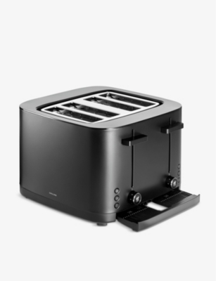 Zwilling J.a. Henckels Zwilling J.a Henckels Black Enfinigy Four-slot Steel Toaster 29cm In Black