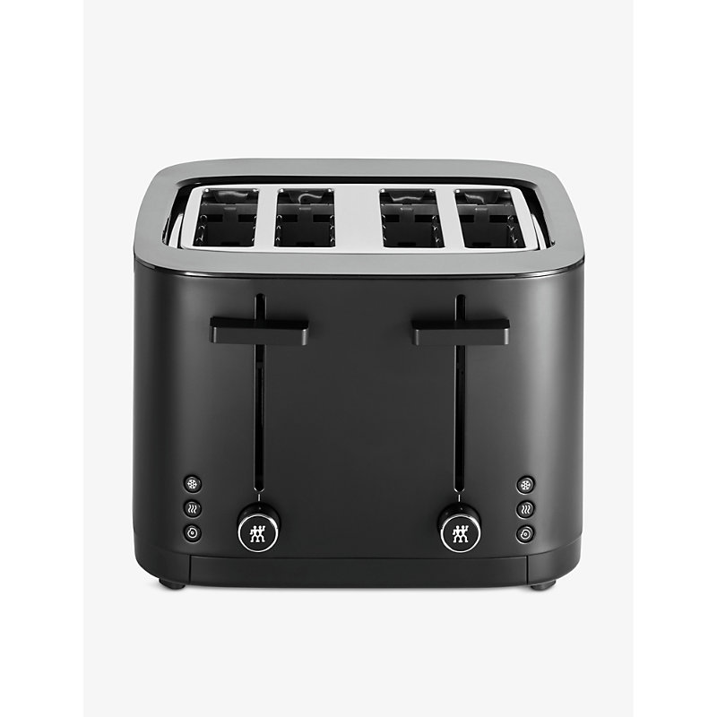 Zwilling J.a. Henckels Zwilling J.a Henckels Black Enfinigy Four-slot Steel Toaster 29cm In Blue