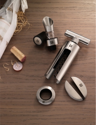 Zwilling J.a. Henckels Zwilling J.a Henckels Stainless Steel Sommelier Four-piece Steel Set In Stainless Steel