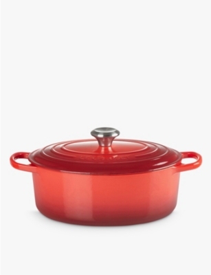 Staub Cerise Cocotte Cast-iron Casserole Dish 23.5cm In Red