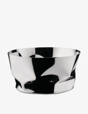 ALESSI: Compressioni stainless-steel basket 19.5cm