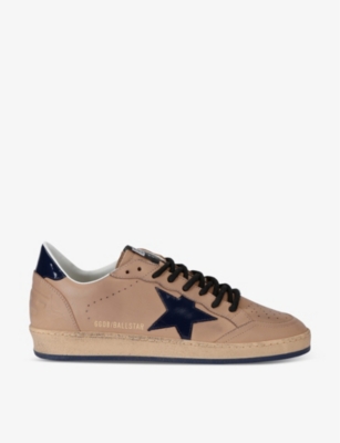 Mens Golden Goose Ballstar Star-Appliquéd Suede Low-Top Trainers