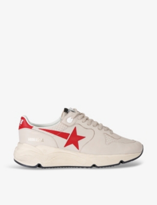 GOLDEN GOOSE: Men's Runner Star 326 suede and leather low-top trainers