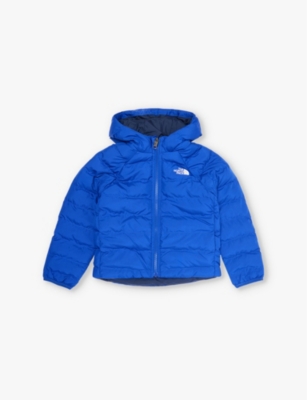 Shop The North Face Revers Perrito Shell Jacket 2-7 Years Blu In Blue