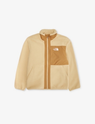 Shop The North Face Yumiori Embroidered Branding Woven Jacket In Khaki Stone