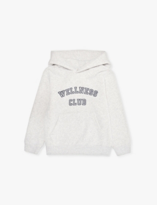 SPORTY & RICH: Wellness Club cotton-blend hoody 2-14 years