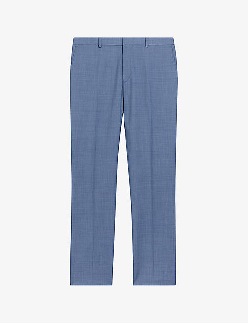 TED BAKER: Oriont slim-fit wool-blend trousers