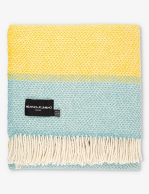 HEATING & PLUMBING LONDON: Evening Tales super-soft wool throw 183cm x 150cm