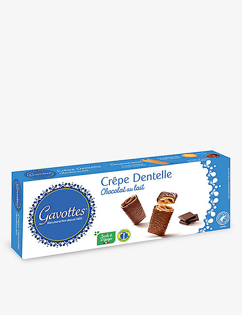 BISCUITS: Gavottes Crepe Dentelle milk chocolate 90g